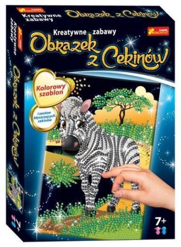 Obrazek z Cekinów. Zebra, Ranok-Creative