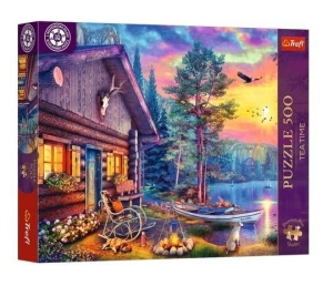 PUZZLE 500 TEA TIME PRZYSTAŃ O ZACHODZIE SŁOŃCA