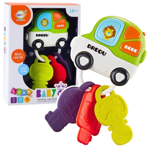 Gryzak interaktywny klucze dla malucha, Leantoys