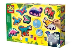 ODLEWY GIPSOWE Z FARBAMI DINOZAURY, SES