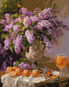 MALOWANIE PO NUMERACH - LAWENDOWY AROMAT 40X50CM