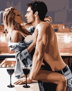 MALOWANIE PO NUMERACH - PASJONALNE ŚNIADANIE 40X50