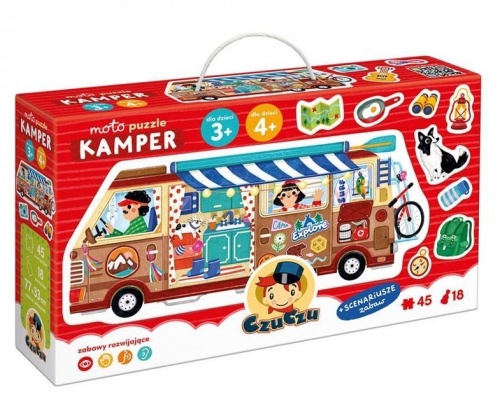CzuCzu Moto puzzle Kamper 3+,4+