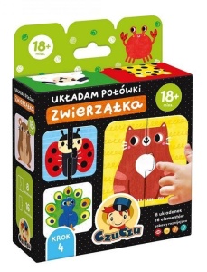 CZUCZU UKŁADAM POŁÓWKI ZWIERZĄTKA 18M+