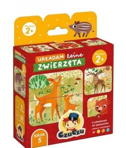 CZUCZU UKŁADAM LEŚNE ZWIERZĘTA 2+