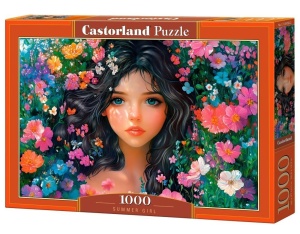 PUZZLE 1000 SUMMER GIRL CASTOR, CASTORLAND