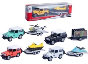 JEEP LAWETA METAL Z NAPĘDEM, MERKPOL