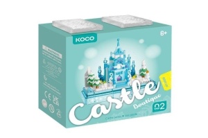 KLOCKI NIEBIESKI ZAMEK 381EL, KOCO