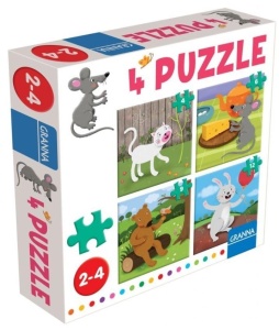 PUZZLE Z MYSZKĄ GRANNA, GRANNA