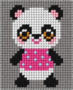 HAFT. MOJE PIERWSZE WYSZYWANIE - PANDA, ANEX-BIS