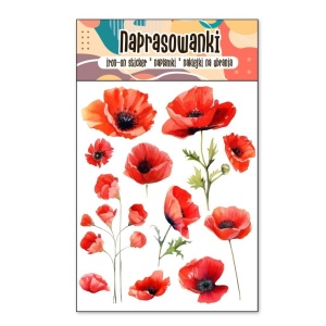 NAPRASOWANKI TERMO NAKLEJKI NA UBRANIA MAKI