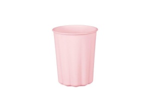 KUBECZKI PLASTIKOWE RÓŻOWE 220ML 4SZT, PARTYDECO