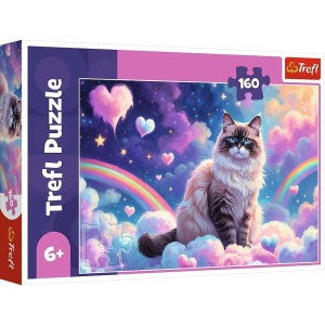 PUZZLE 160 DOMOWY KOTEK TREFL, TREFL