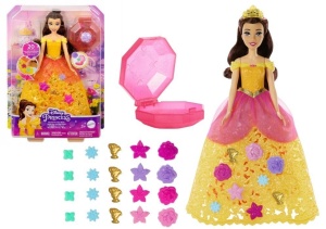 DISNEY PRINCESS LALKA KSIĘŻNICZKA BELLA, MATTEL