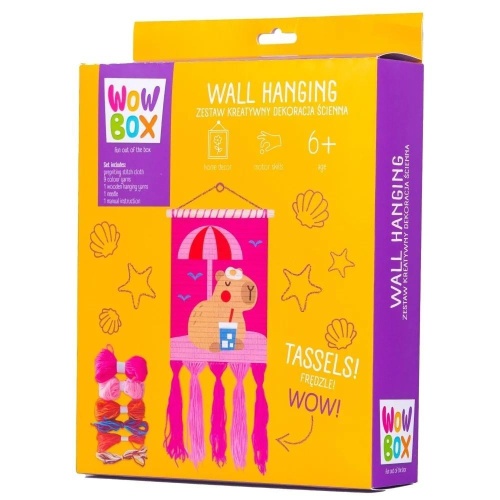 Wow Box Zestaw makrama Kapibara na plaży, TM Toys