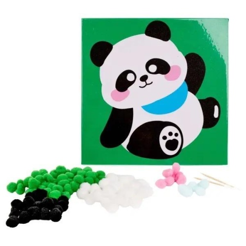 Mozaika pomponowa Panda, Fandy