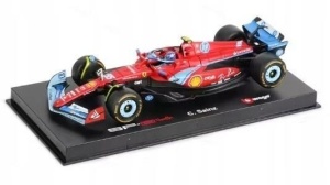 FERRARI FORMULA WITH HELMET & PLASTIC STAND