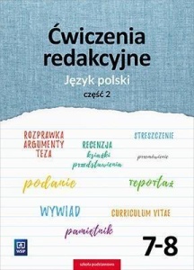 J.POLSKI SP 7-8 ĆWICZENIA REDAKCYJNE CZ.2 WSIP