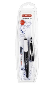 PIÓRO WIECZNE MY.PEN M CZARNO/BIAŁE, HERLITZ
