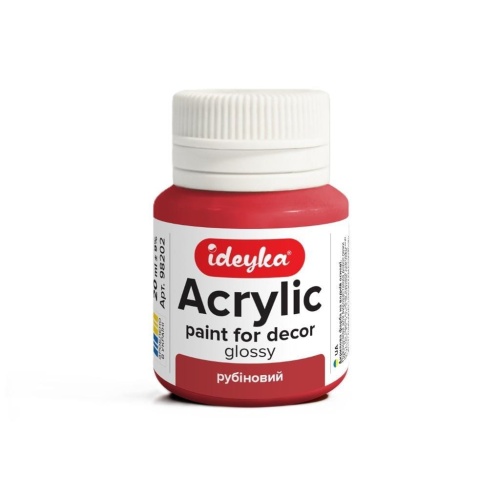 Farba akrylowa Rubin 20ml, Ideyka