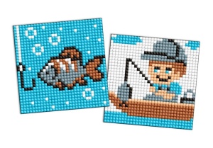 DIAMENTOWA MOZAIKA NAKLEJKA KIDS - ZAWÓD RYBAK