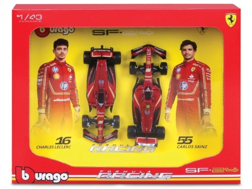 Ferrari SF-24 (2024) 2 Pack Vertical, BBurago