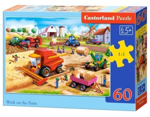 PUZZLE 60 WORK ON THE FARM CASTOR, CASTORLAND