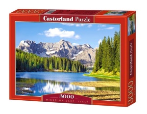 PUZZLE 3000 JEZIORO MISURINA - WŁOCHY CASTOR