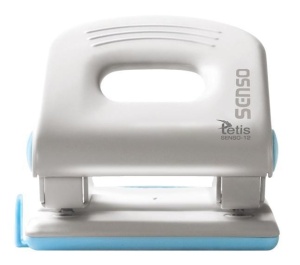 DZIURKACZ METALOWY NIEBIESKI 40 KARTEK SENSO-12