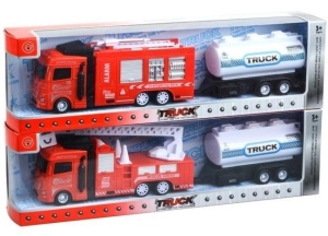 AUTO STRAŻACKIE Z PRZYCZEPĄ 36CM, MERKPOL