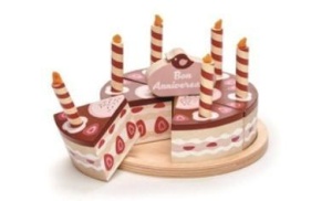 DREWNIANY TORT URODZINOWY, TENDER LEAF TOYS