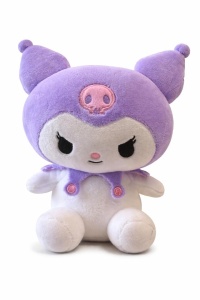 MASKOTKA HELLO KITTY KUROMI FIOLETOWA 18CM, DURABO