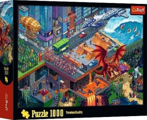 PUZZLE 1000 MIASTO PIXEL TREFL, TREFL