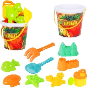 ZESTAW DO PIASKU DINOZAURY 10EL, TRIFOX