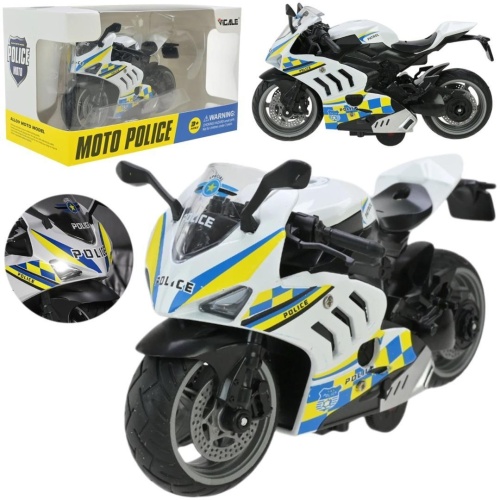 Motocykl metalowy ze światłem i dźwiękiem, Trifox