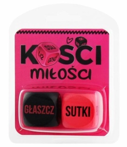 KOŚCI MIŁOŚCI (RÓŻOWO-CZARNE), GRAMMI