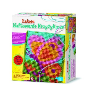 KNITTING ŁATWE HAFTOWANIE KRZYŻYKOWE