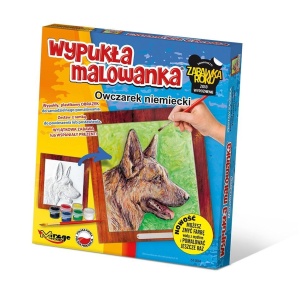 WYPUKŁA MALOWANKA PSY - OWCZAREK NIEMIECKI
