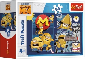 PUZZLE 54 MINI - Z MINIONKAMI FAJNIE JEST! 3 TREFL