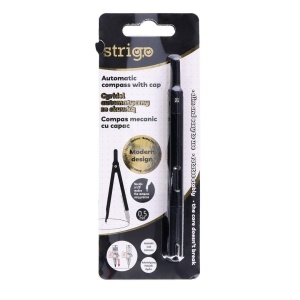 CYRKIEL AUTOMATYCZNY ZE SKUWKĄ CZARNY, STRIGO