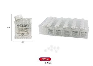 KULKI ŻELOWE 6-7MM 520SZT, CABO-TOYS