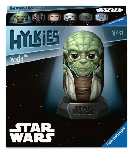 Puzzle 3D Hylkies: Star Wars Yoda, Ravensburger