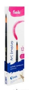 PĘDZLE ARTYSTYCZNE GR-PA12-0 (12SZT) FIORELLO