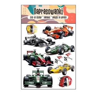 NAPRASOWANKI TERMO NAKLEJKI NA UBRANIA WYŚCIGÓWKI