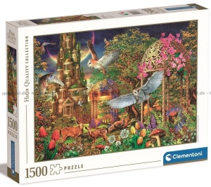 PUZZLE 1500 HQ WOODLAND FANTASY GARDEN, CLEMENTONI