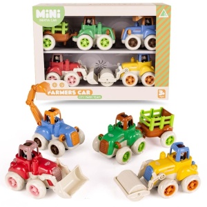 ZESTAW AUTEK MAŁYCH POJAZDÓW DLA DZIECKA, LENA