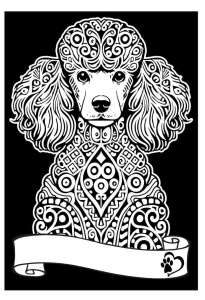 KOLOROWANKA WELWETOWA A4 PUDEL, COLORVELVET