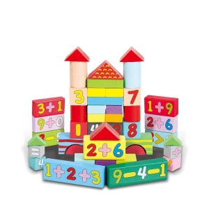 KLOCKI DREWNIANE 52EL, SMILY PLAY