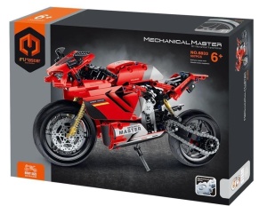 KLOCKI ŚCIGACZ CZERWONY 557EL, IMMASTER-KOCO