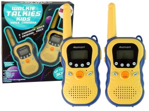 ZMIENIACZ GŁOSU KRÓTKOFALÓWKA WALKIE-TALKIE ŻÓŁTE
